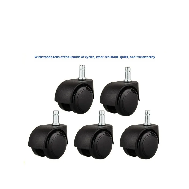 (Pack of 5) Circlip M10 Applicable Swivel Chair Wheels Casters Universal Wheel Accessories Office Computer Pulley