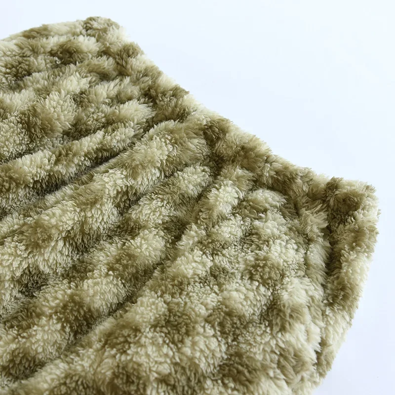 2025 Autumn/Winter New Couple Coral Fleece Sleeping Pants Men's and Women's Plush Thickened Pants Flannel Home Pants Bottoms