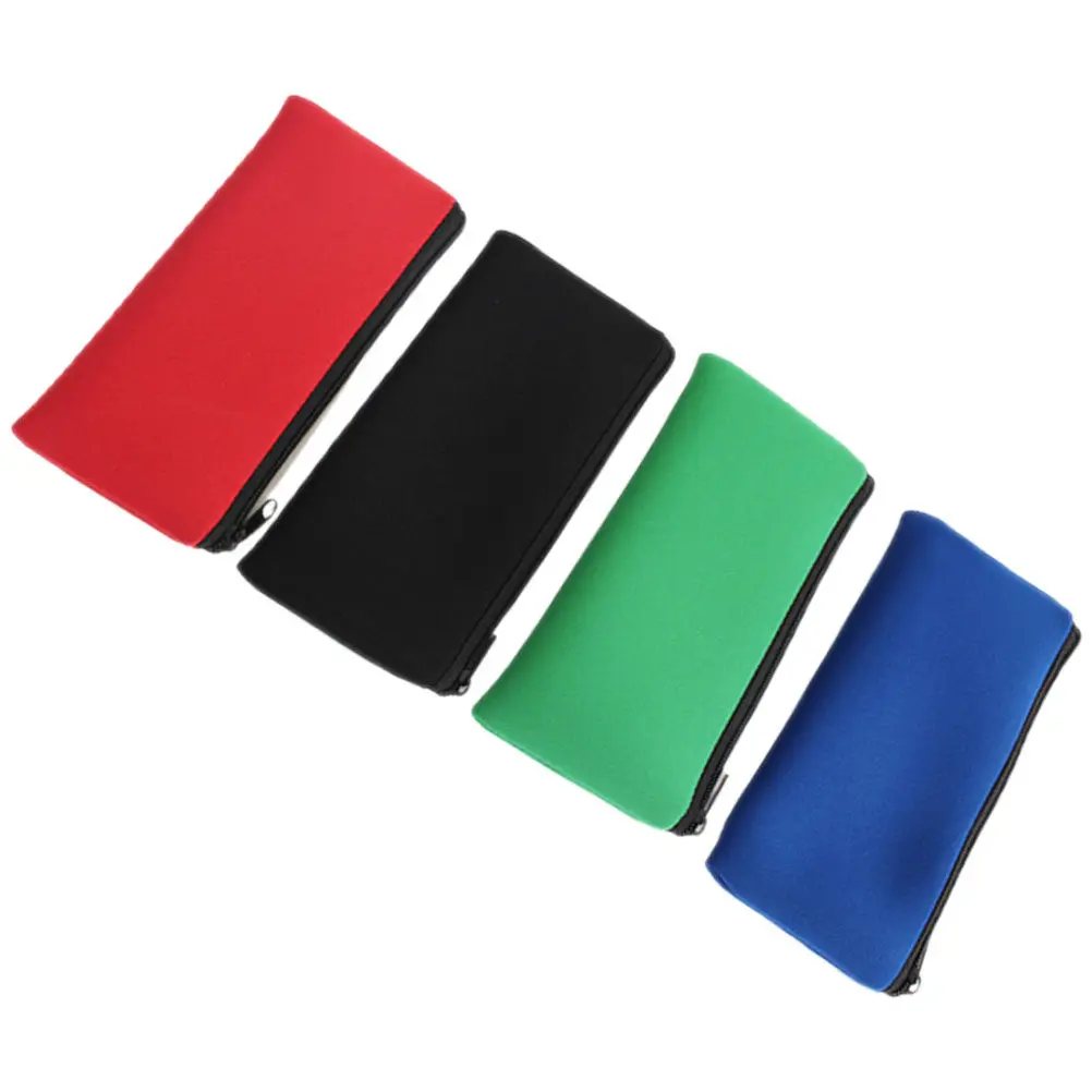 

4Pcs Multifunctional Pencil Pouches Large Capacity Zipper Storage Bags Portable Stationery Organizer Pen Cases for Students