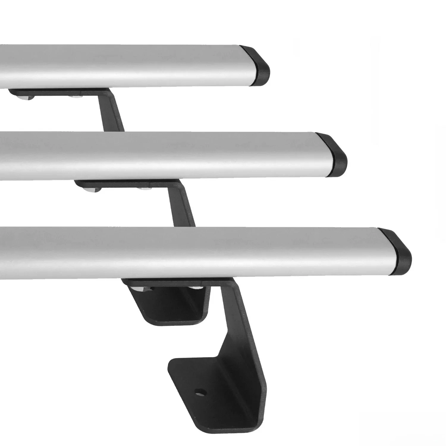 For 2015-2018 Roof Rack Cross Bars Trunk Bed Carrier Metal Gray