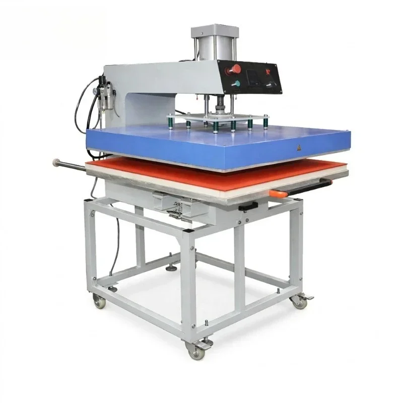 Automatic pneumatic drawing and heat transfer machine, high pressure heat transfer press