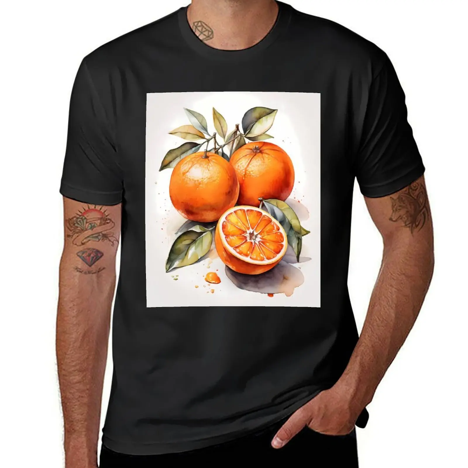 

Oranges T-Shirt anime vintage clothes plus sizes hippie clothes mens graphic t-shirts big and tall