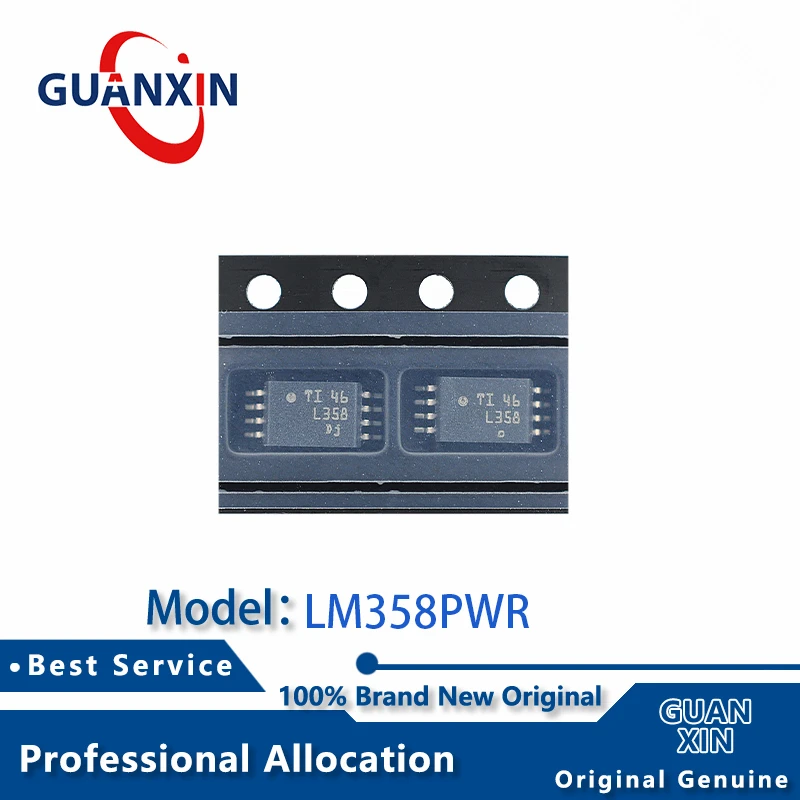 100% جديد 5 قطعة LM358PWR LM358PW TSSOP-8 بمناسبة L358 LM358