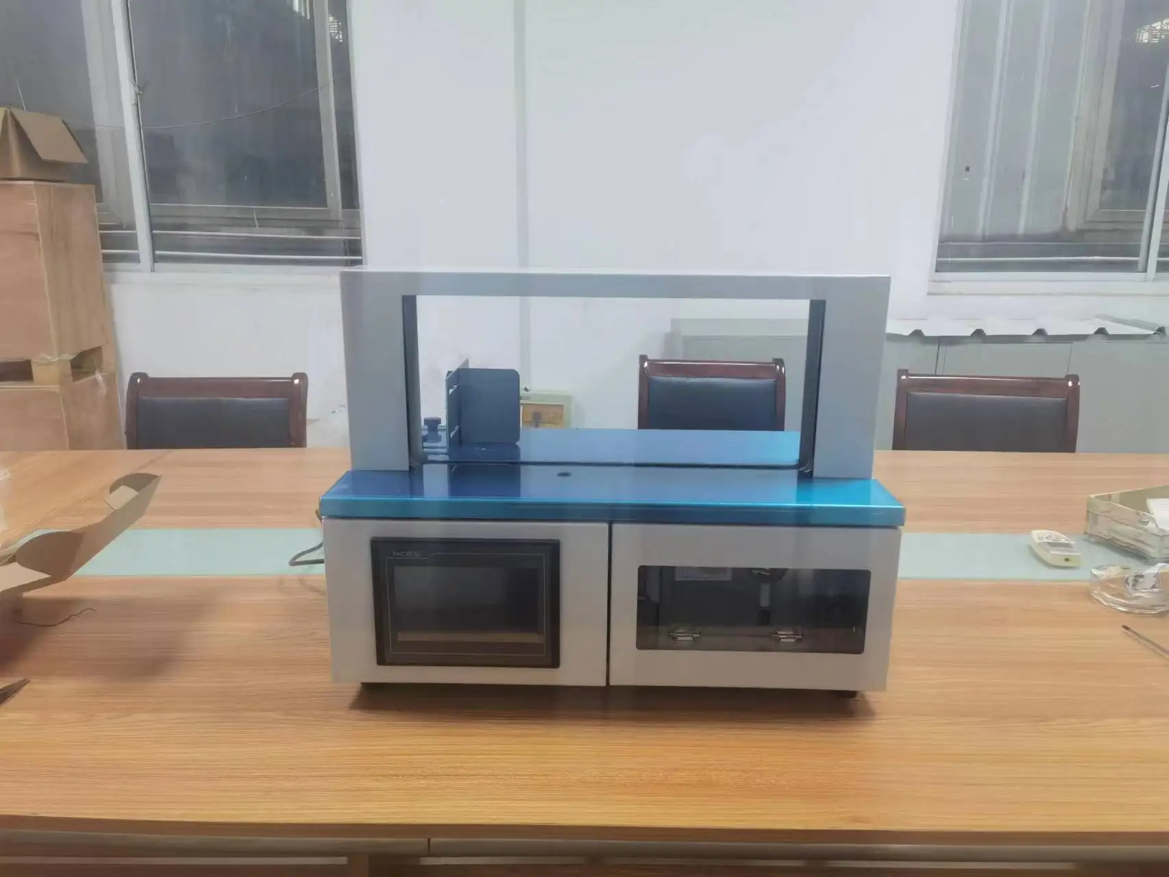 Machine for Newspapers and Periodicals High Efficiency Paper Tape Strapping Machine Automatic Banknote Banding