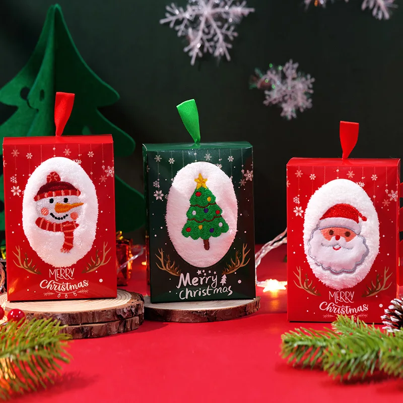 

Cross border Christmas Creative Towel Gift Box Embroidered Children's Gift Cartoon Doll Christmas Gift Event for Customers