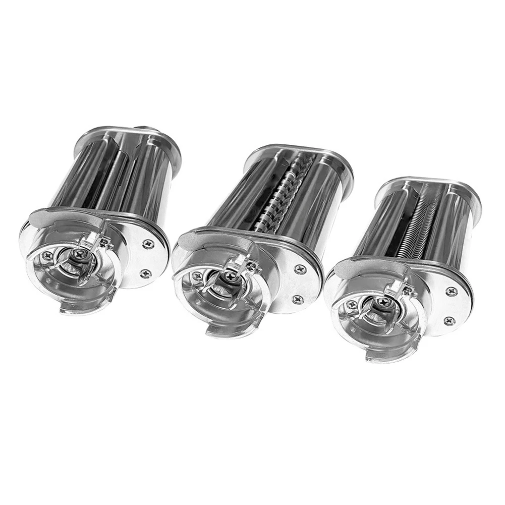 

J1UL1N Pasta Roller Attachment For Kitchen Mixer, Pasta Sheet Roller, Spaghetti & Fettuccine Cutter Maker Accessories