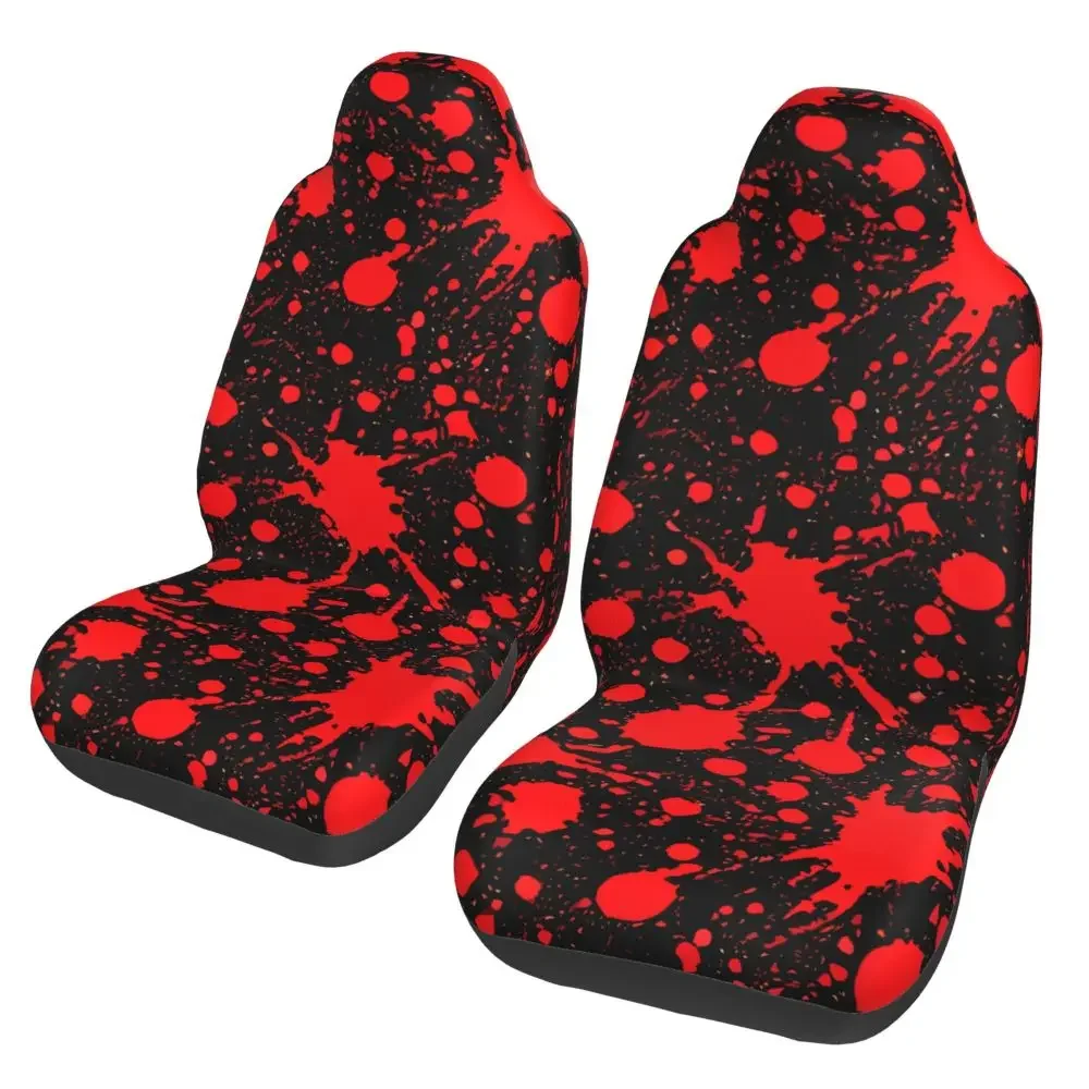

Cubierta Protectora Asiento Coche Acuarela Roja, Cubierta Asiento Coche Para Camión SUV RV 4X4, Accesorios Interesantes