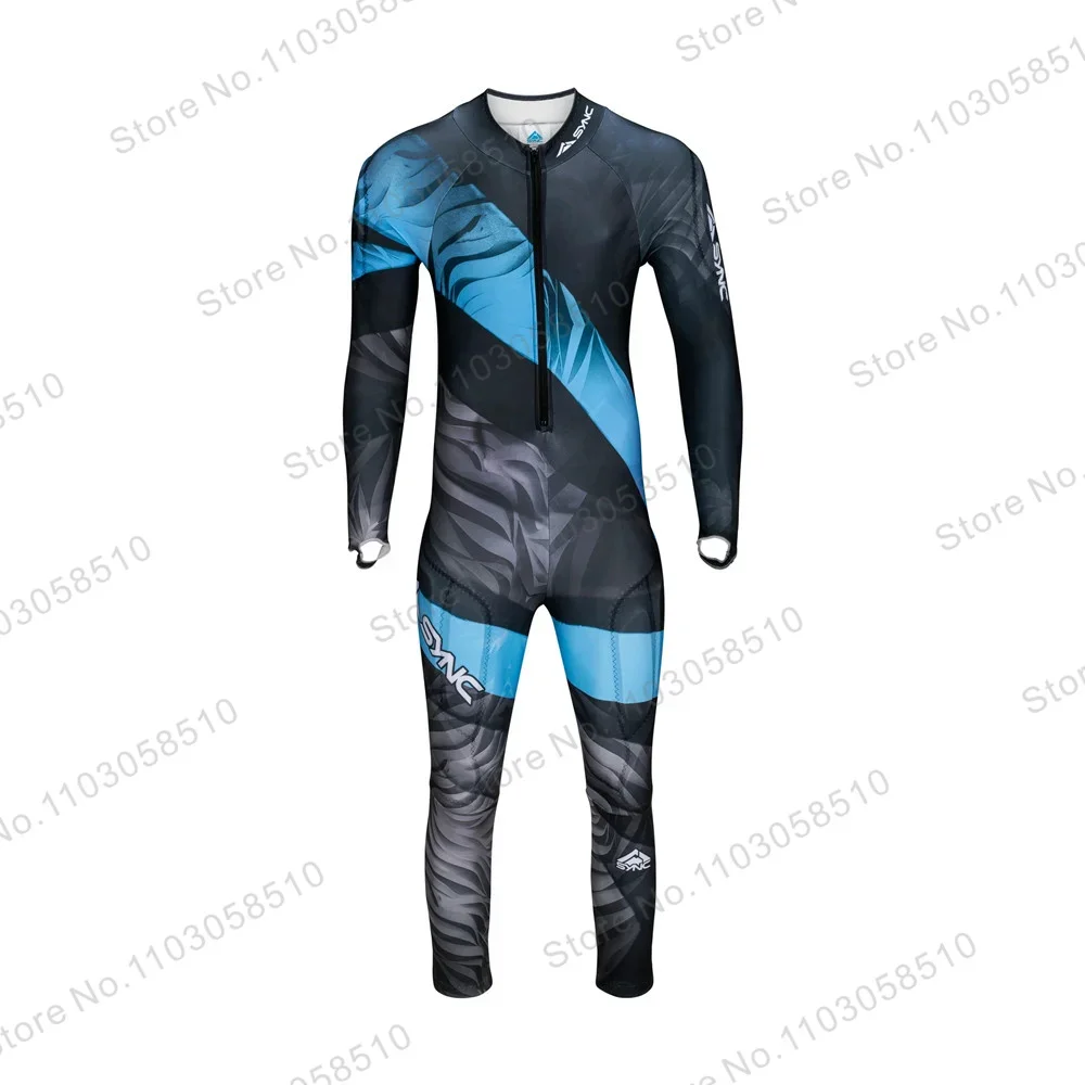 MEN One Piece Ski Suits PERFORMANCE SKI RACE SUIT Snowboard Jumpsuit Sport Winter Flange Jumpsuits Non-Padded