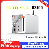SMSL DS300 Hi Res Audio Decoder ES9039Q2M DAC Chip OPA1612A Bluetooth5.1 usb Optical Coaxial Input 6.35mm 4.4mm Headphone Output