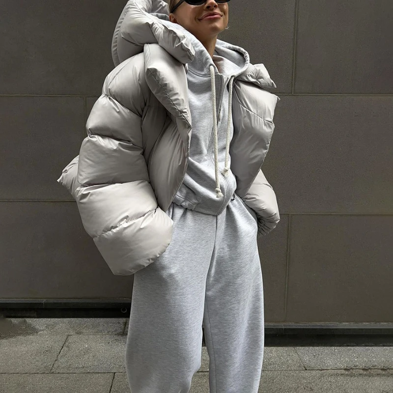 

Breadms Cotton Jackets Trendy Styles Personalized Street Shorts Hooded Cotton Jackets Outerwear