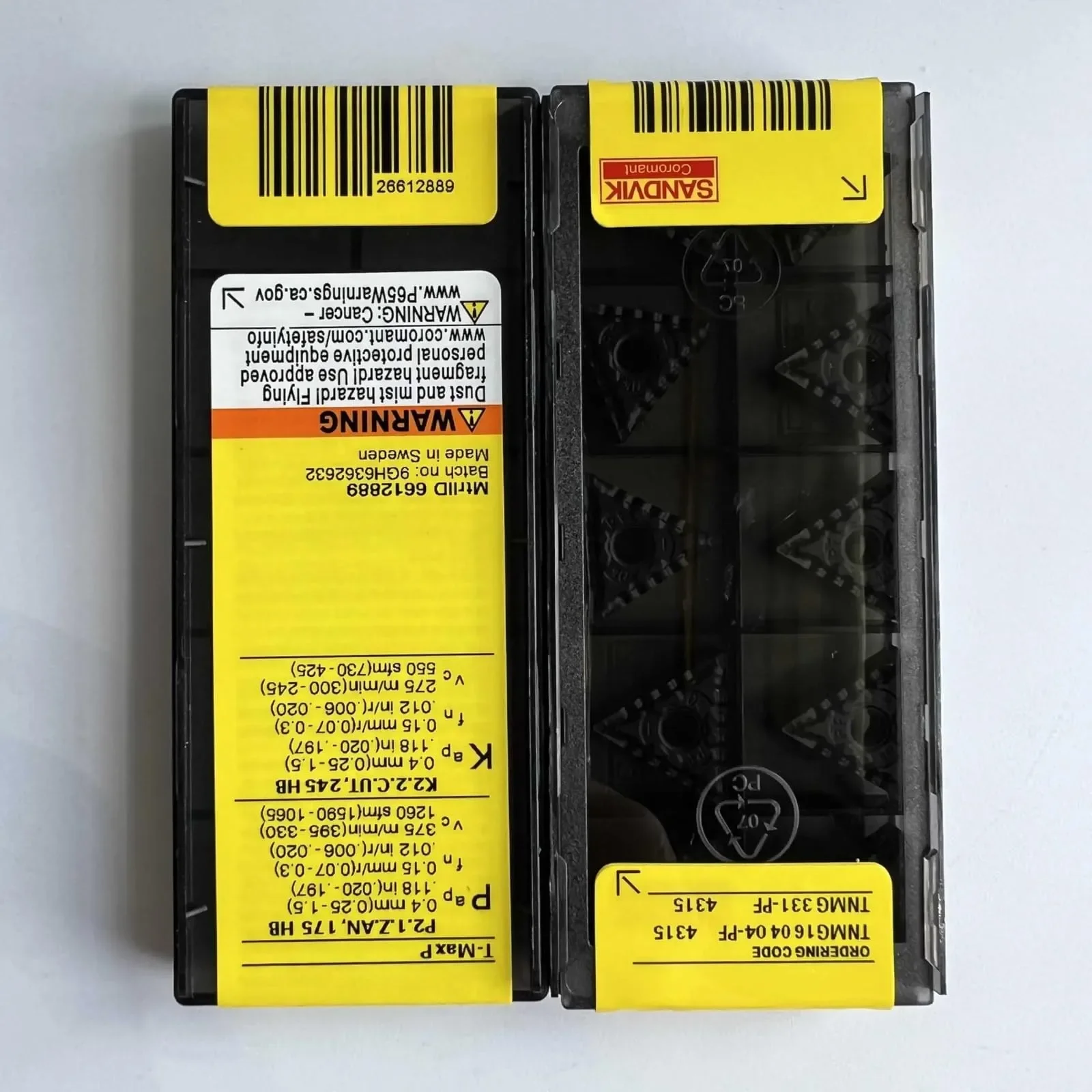 الأصلي SANDVIK / TNMG160404-PF 4315 / سبائك الصلب CNC شفرة 10 قطعة #3