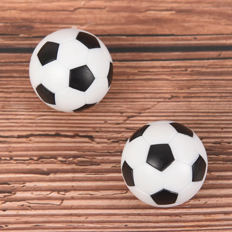 2pcs 32mm Black And White Resin Foosball Table Soccer Table Ball Football Balls Baby Foot Fussball