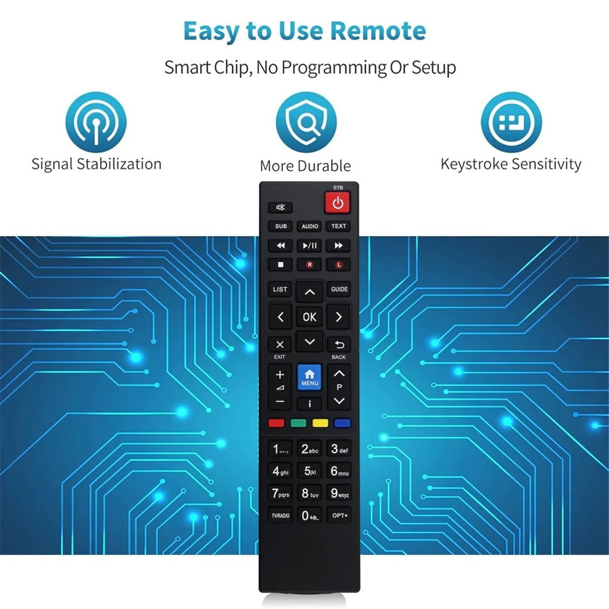 A57G-RM-M04 Reemplace el control remoto para HUMAX Nano Eco RM-105U RM-M04 HDR1800T
