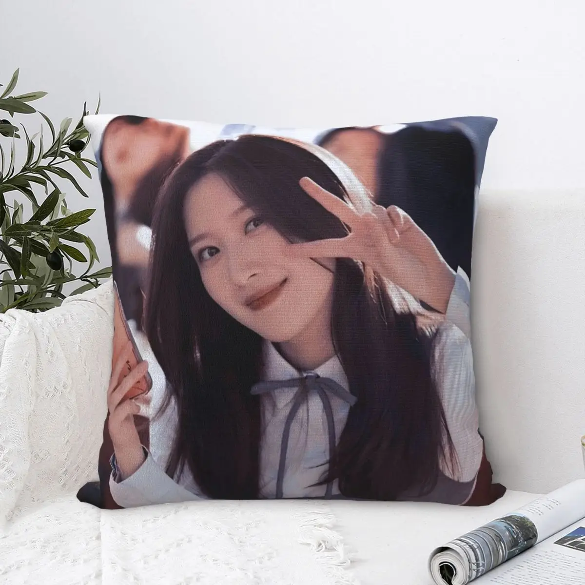 True Beauty Series Hwang In Youp Cha EunWoo Square Pillow Cases Cushion Covers Custom Decorative Pillowcase for Home 45*45cm