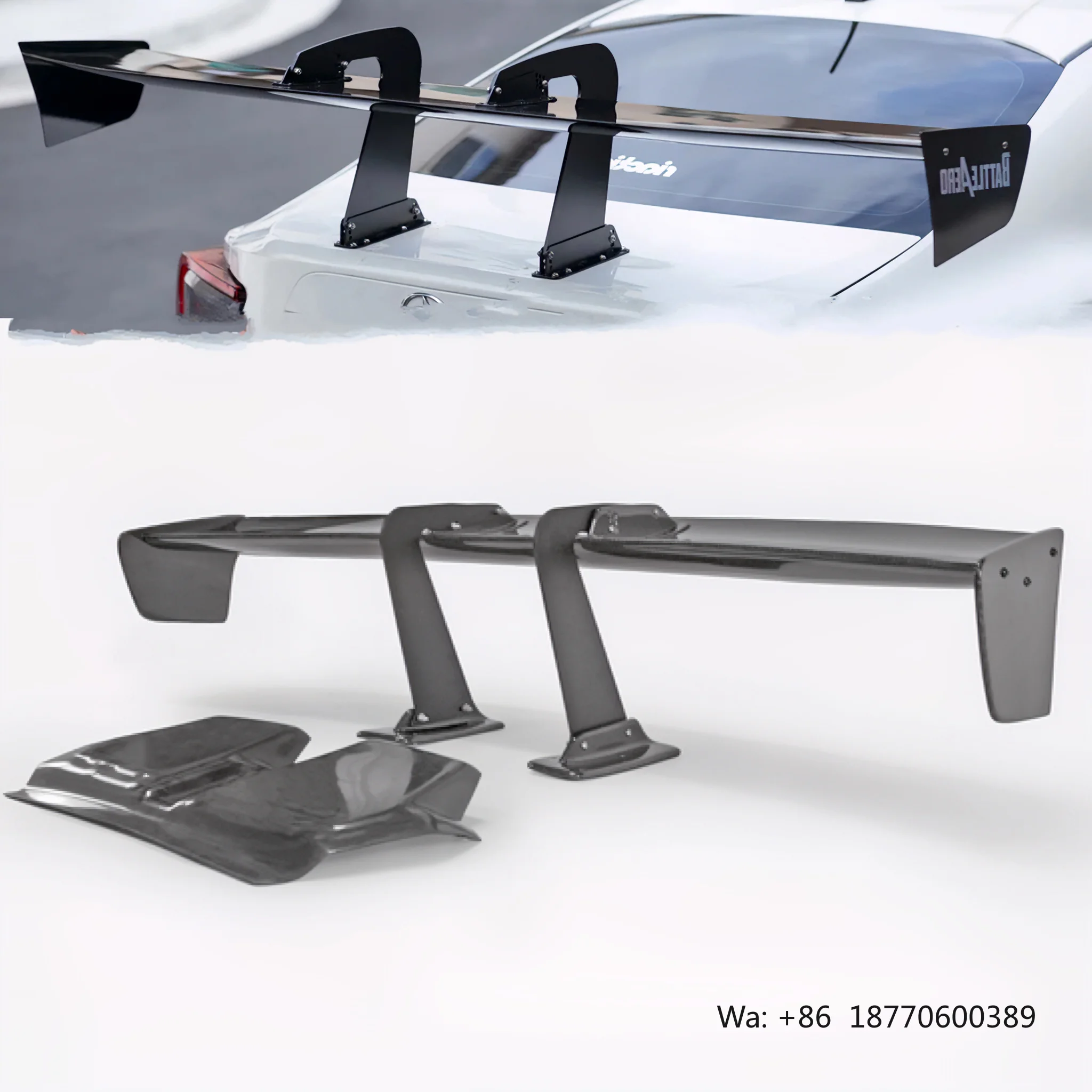 Style Rear Carbon Trunk Spoiler for Toyota GT86 BRZ VTX10 Type
