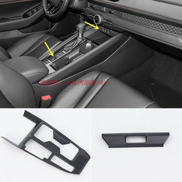 ABS Controle Central engrenagem Shift moldura decorativa, Patch Interior para Honda Accord 2023