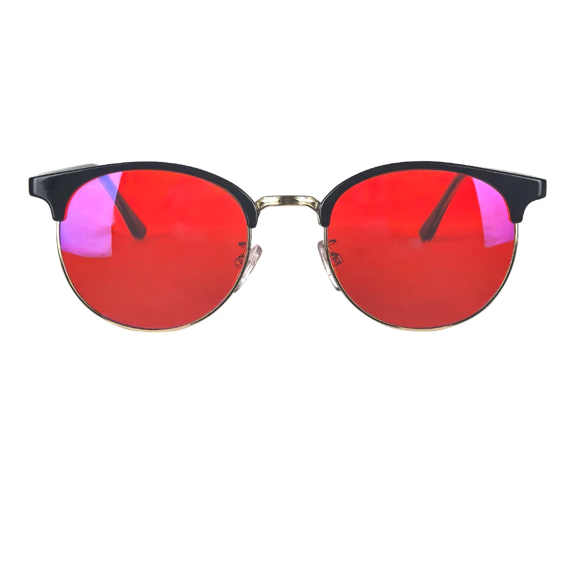 SHINU Orange Brille Damen Anti-Blaulicht-Brille Rote Gläser zum besseren Schlaf Klassische Nachtsicht-Blaulicht-blockierende Brille – Detail 4