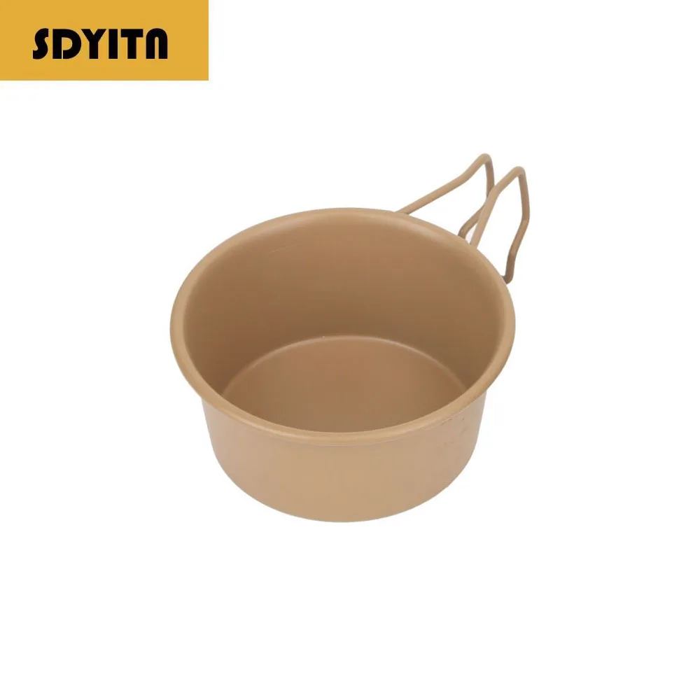 Outdoor Stainless Steel 304 Snow Bowl Set Of 4 Portable Camping Kitchen Utensils Self-Driving Storage Bowl Gear