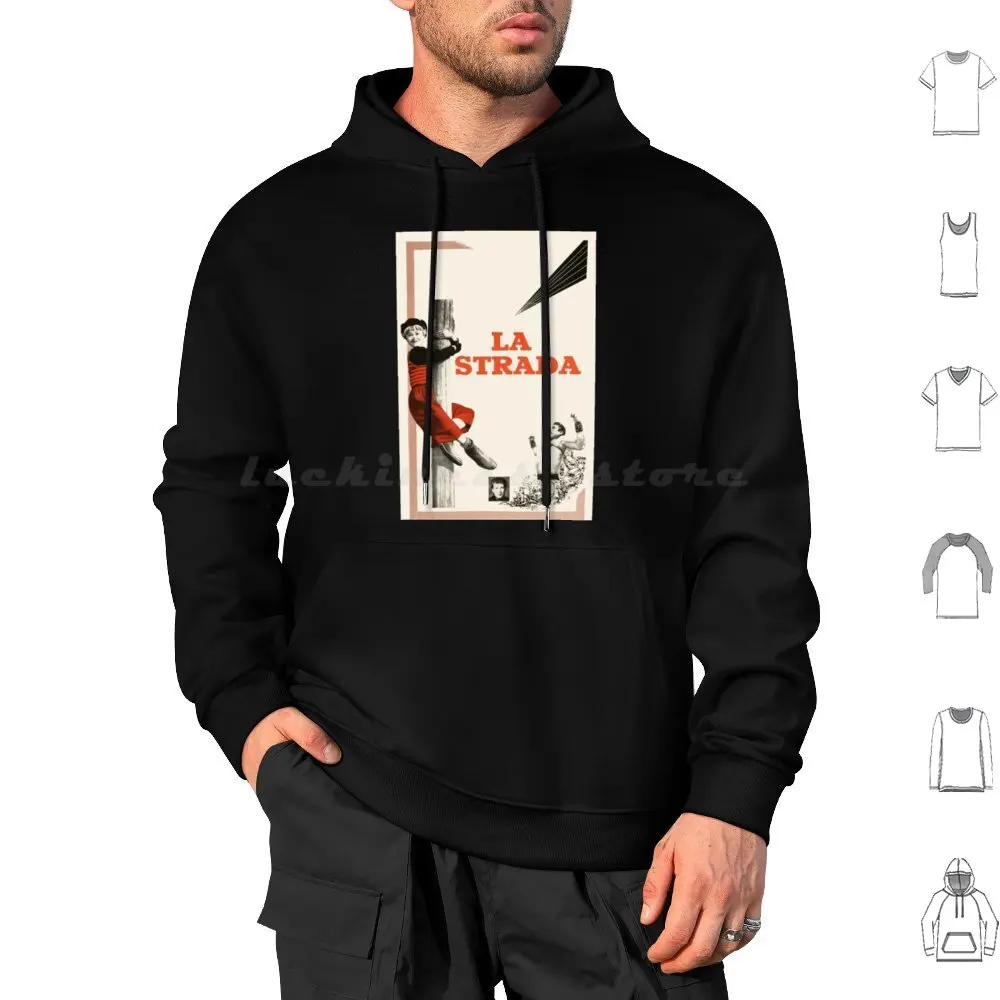 La Strada Hoodie cotton Long Sleeve La Strada La Strada Federico Fellini Federico Fellini