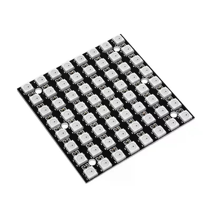 

WS2812 64Bit LED Matrix Board Full Color Programmable Light Panel Bright RGB Module for DIY Ambience Night Light