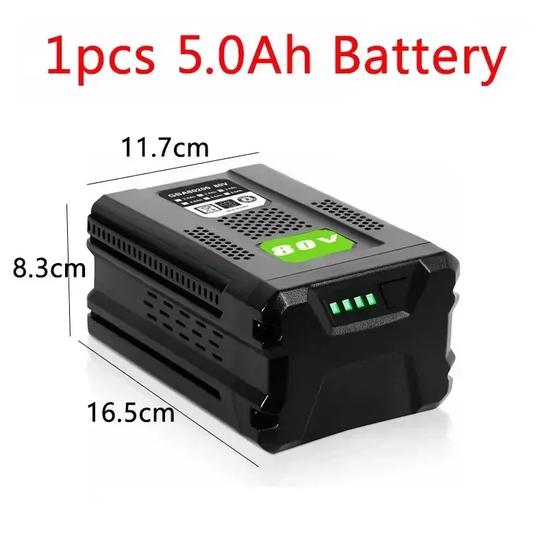 ل Greenworks 80 فولت استبدال بطارية قابلة للشحن 6.0Ah بطارية ليثيوم أيون ل GBA80200 GBA80250 GBA80400 GBA80250 GBA80500
