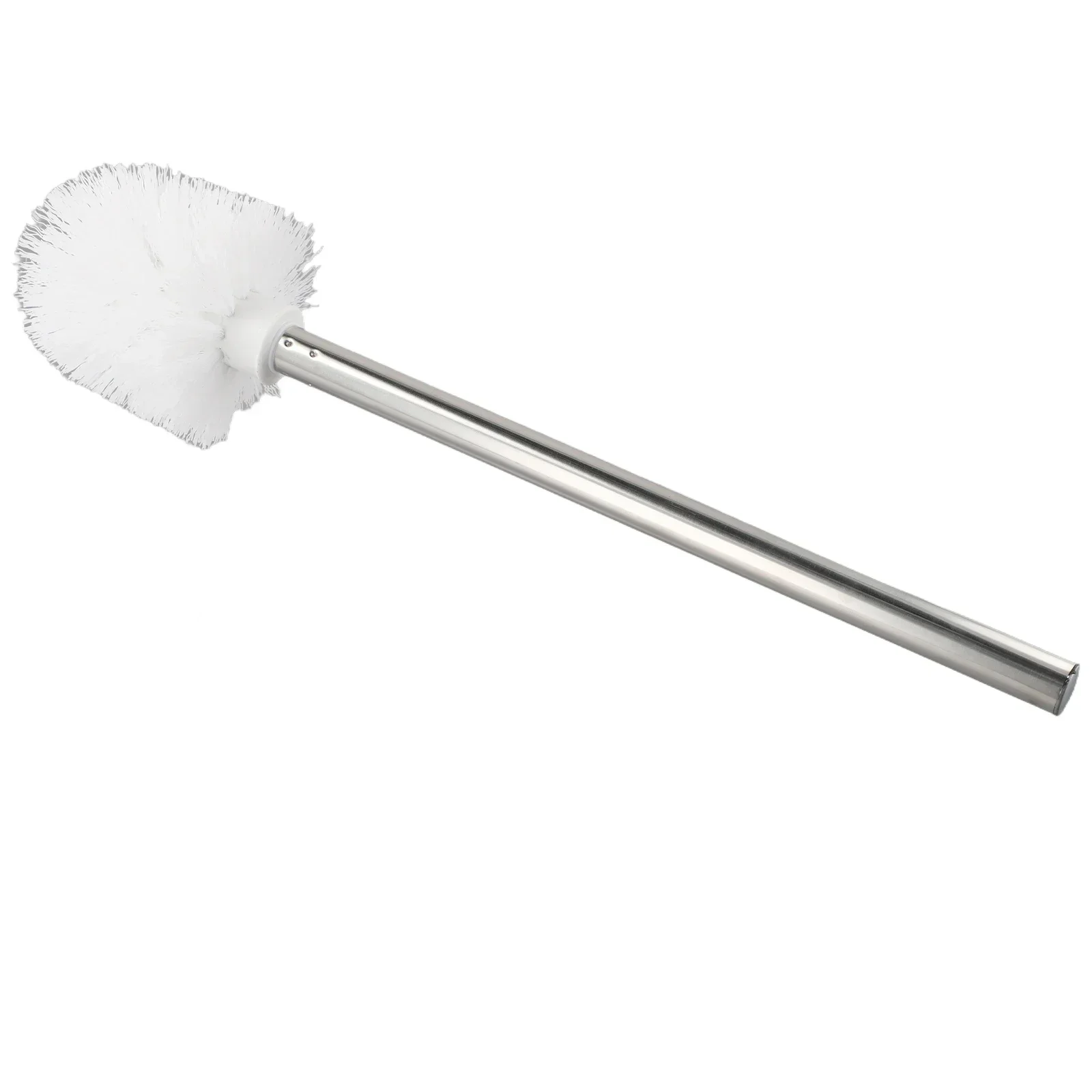 1PCS Scrubbers Toilet Brush Bathroom Head & Handle Stainless Steel Chrome Cleaning Renovated Household Products Accessories