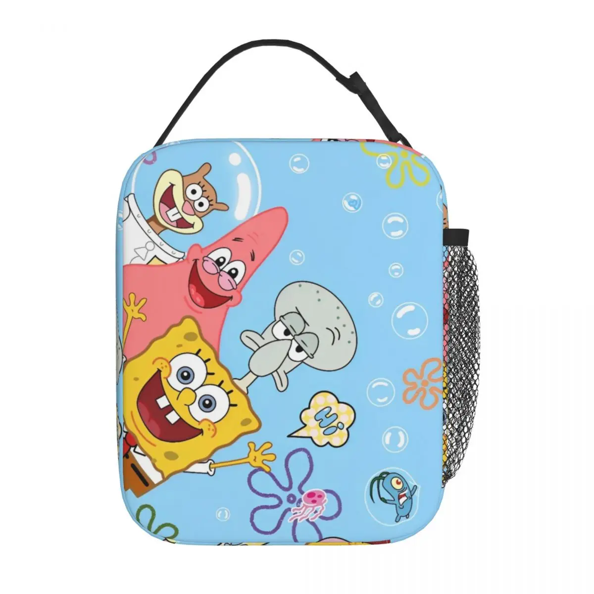 

Insulated Lunch Box SpongeBobed Merch Lunch Food Box INS Trendy Cooler Thermal Lunch Box For School