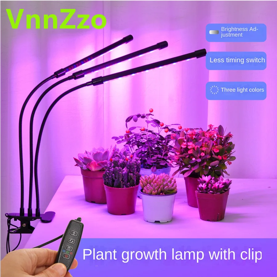 Full spectrum LED Grow Light USB Phyto Lamp Full Spectrum Fitolamp With Control Phytolamp For Plants Seedlings Flower Home Tent