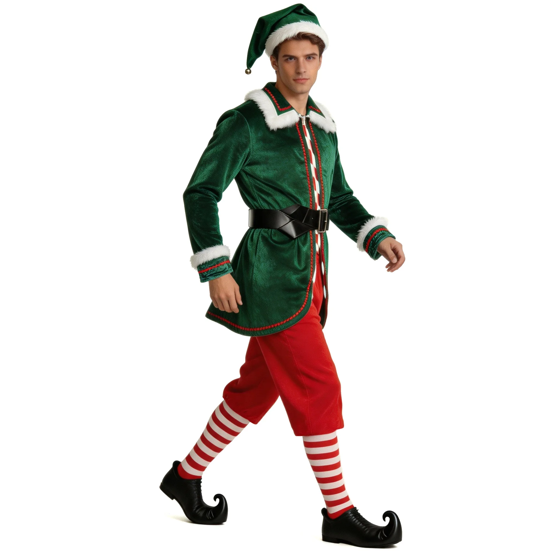 Déguisement Lutin Couple en Velours – photo 7