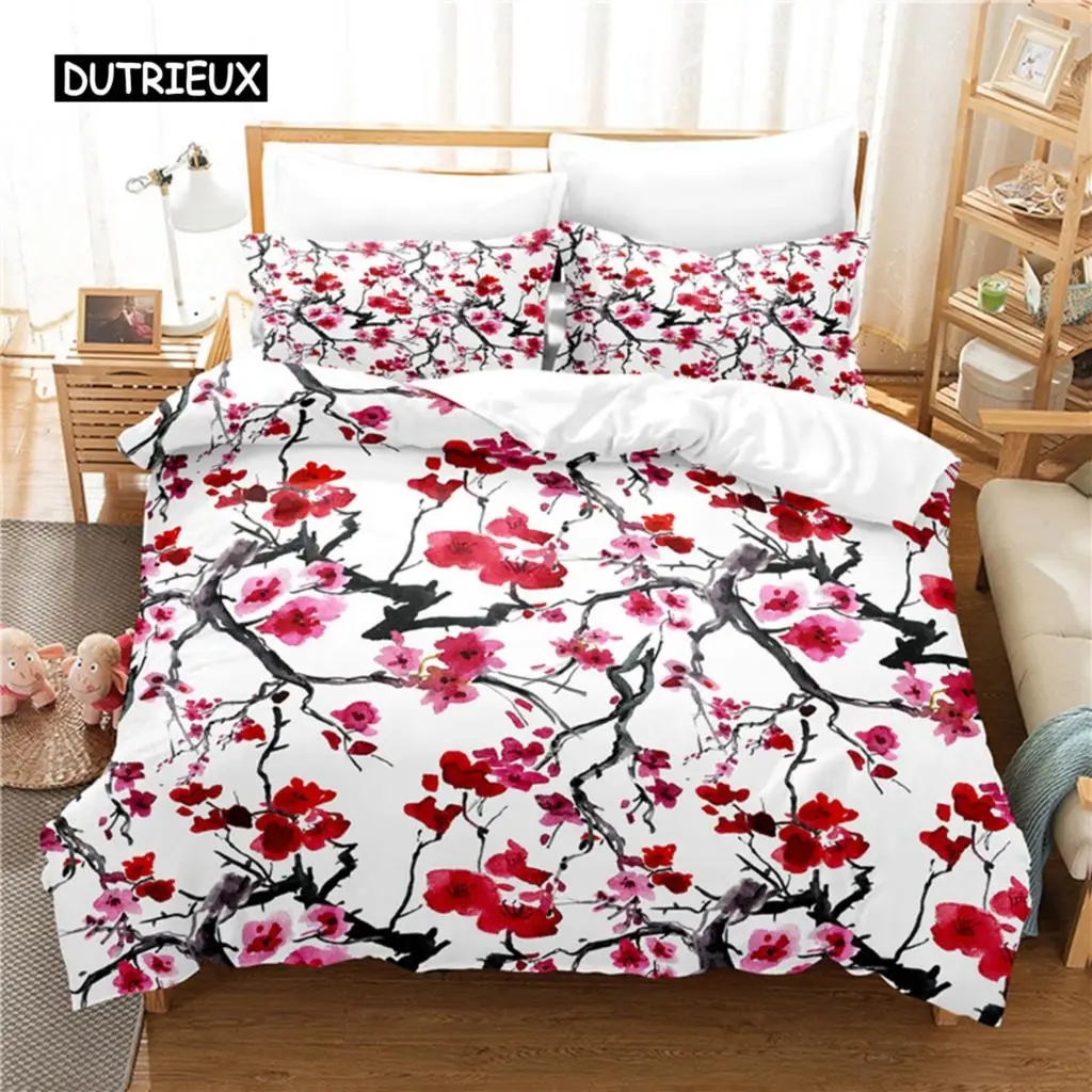 

Floral Bedding Set Duvet Cover Set 3d Bedding Digital Printing Bed Linen Queen Size Bedding Set Fashion Design