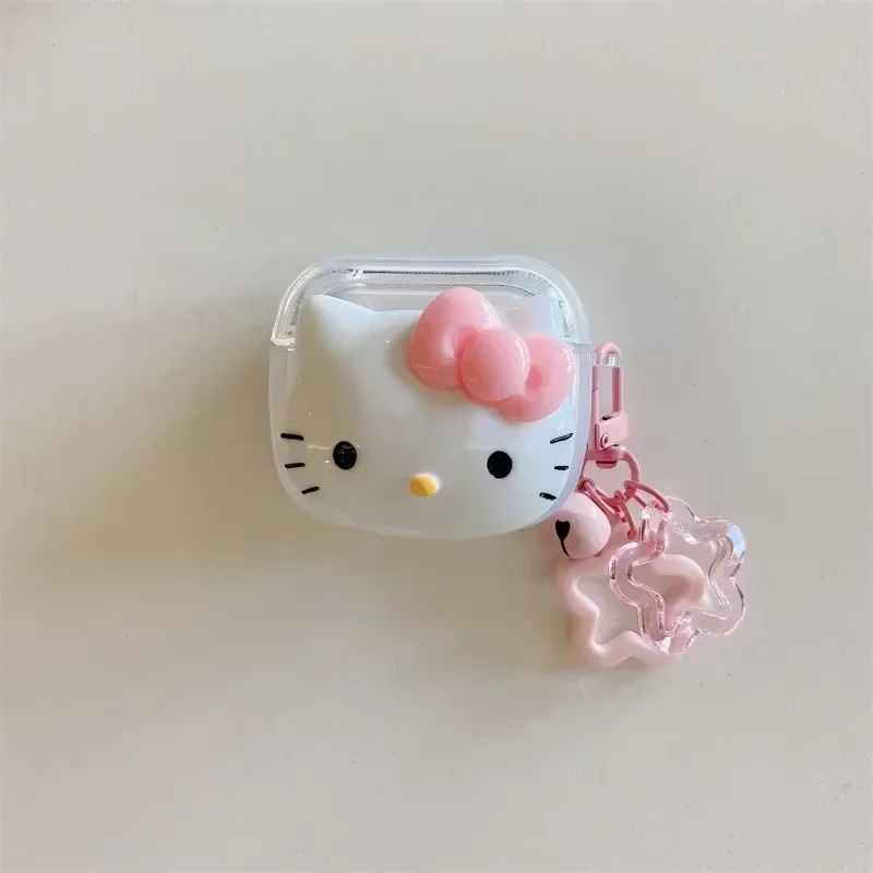 

Hello Kitty Sanrio Anime Earphone Silicone Protective Case Compatible with AirPods 1/2/3 Pro/2 Apple Bluetooth Charging Case