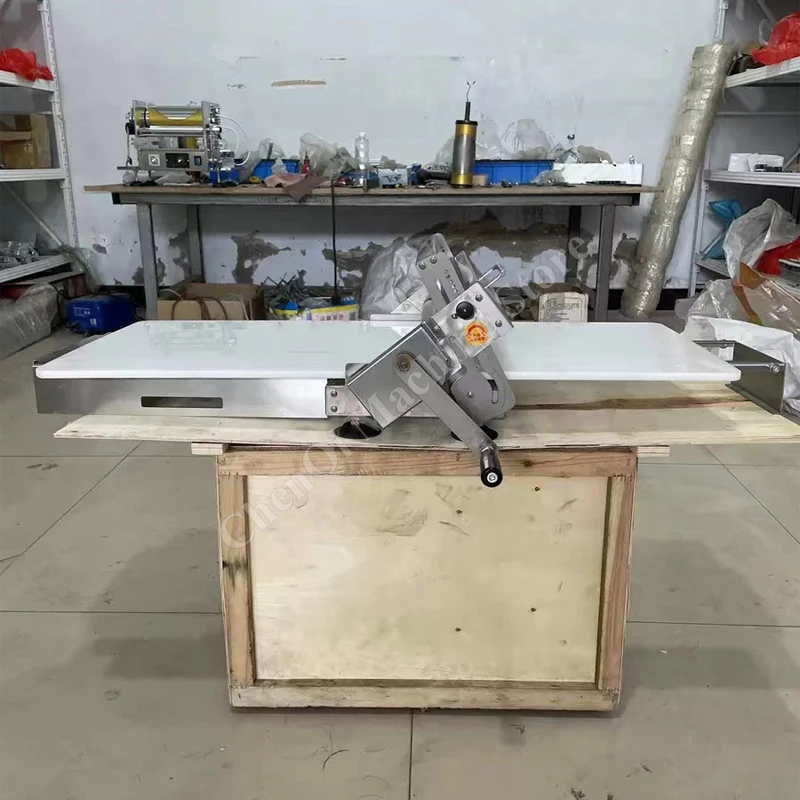 Puff Pastry Machine 400 Table Top Hand Manual Pizza Dough Sheeter Roller Croissant Dough Flattener Laminator Machine