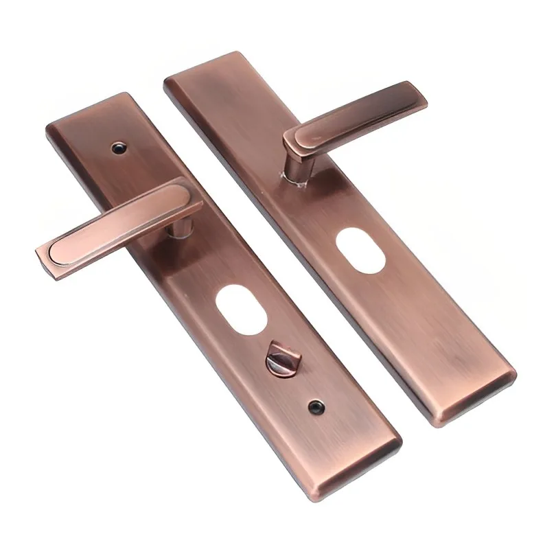 

Aluminium Alloy Door Handle Universal Security Door Handle Pair Lock Thickened Panel Handle Door Lock Household Hardwares