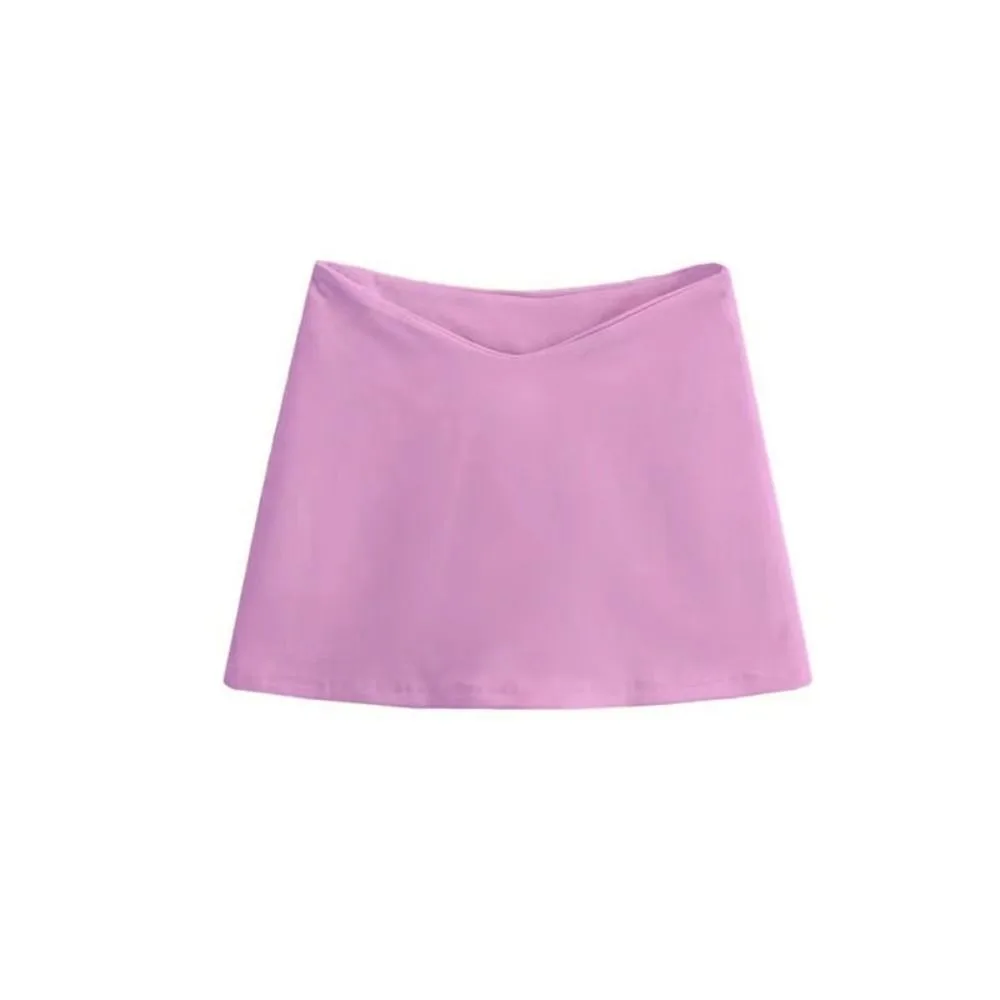 

Gym Y2K A-line Short Skirt Low Waist Solid Mini Skirts All-Match Shorts Spicy Girl Skirts Beach