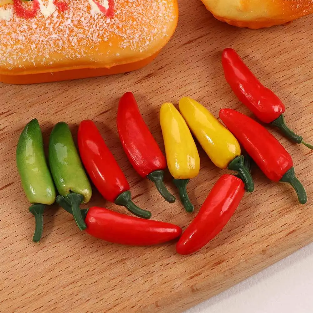 Party Mini Plastic Plants Home Fake Vegetables Artificial Pepper Decoration Simulation Chili