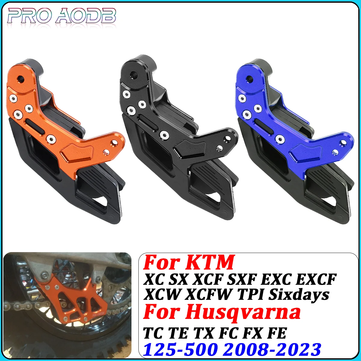 

Motorcycle Chain Guide Cover Guard Protector For KTM 690 Enduro R/SMC R XC XCF SX SXF EXC EXCF XCW XCFW TPI 6DAYS 2008-2022