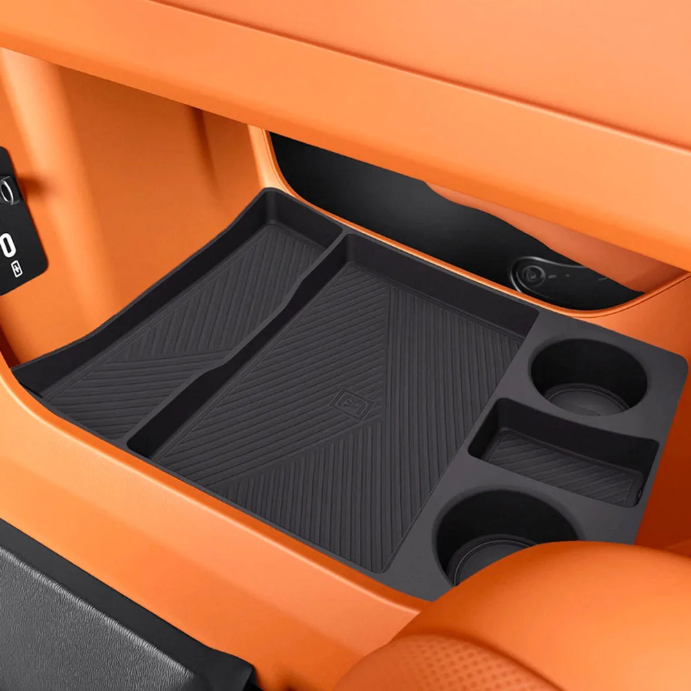 Center Console Lower Storage Tray Silicone Organizer For GWM Haval H10 2026 Anti‑Slip Anti‑Rattle Interior Accessories