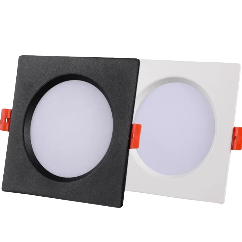 

Recessed Square Dimmable LED Downlights 7W 9W 12W 15W COB LED Ceiling Lamp AC110V 220V LED Spot Lights Indoor Lighting