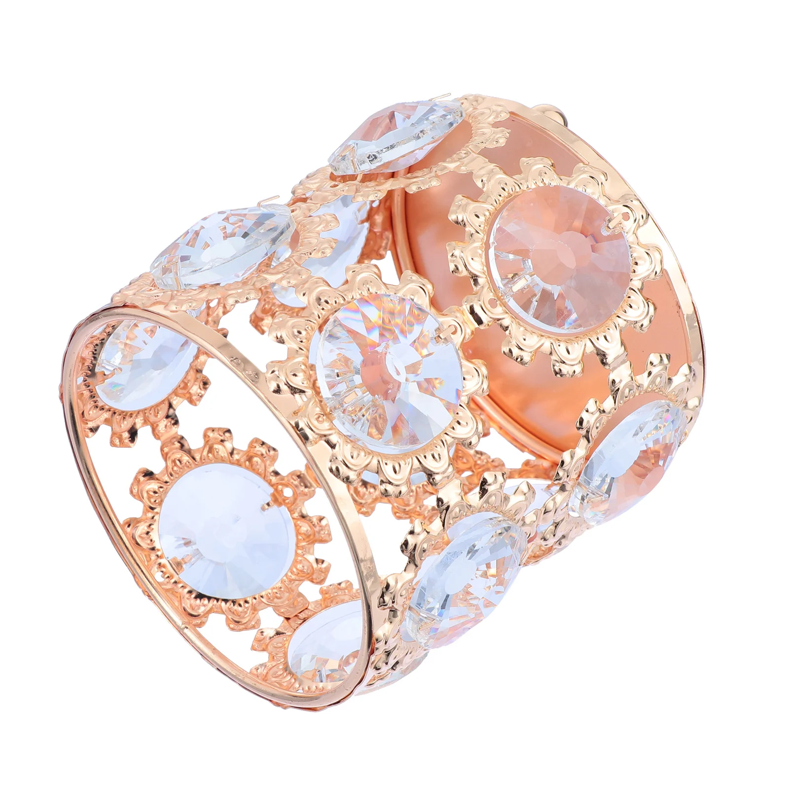 Caja de almacenamiento de brochas de maquillaje con diamantes de imitación, organizador para escritorio, portalápices, artículos diversos, decoración de papelería, gran capacidad