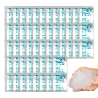 50 Uds. De productos químicos para inodoro para acampar, residuos líquidos, polvo desodorizante, Gel ecológico absorbente para inodoro de Camping para inodoro portátil