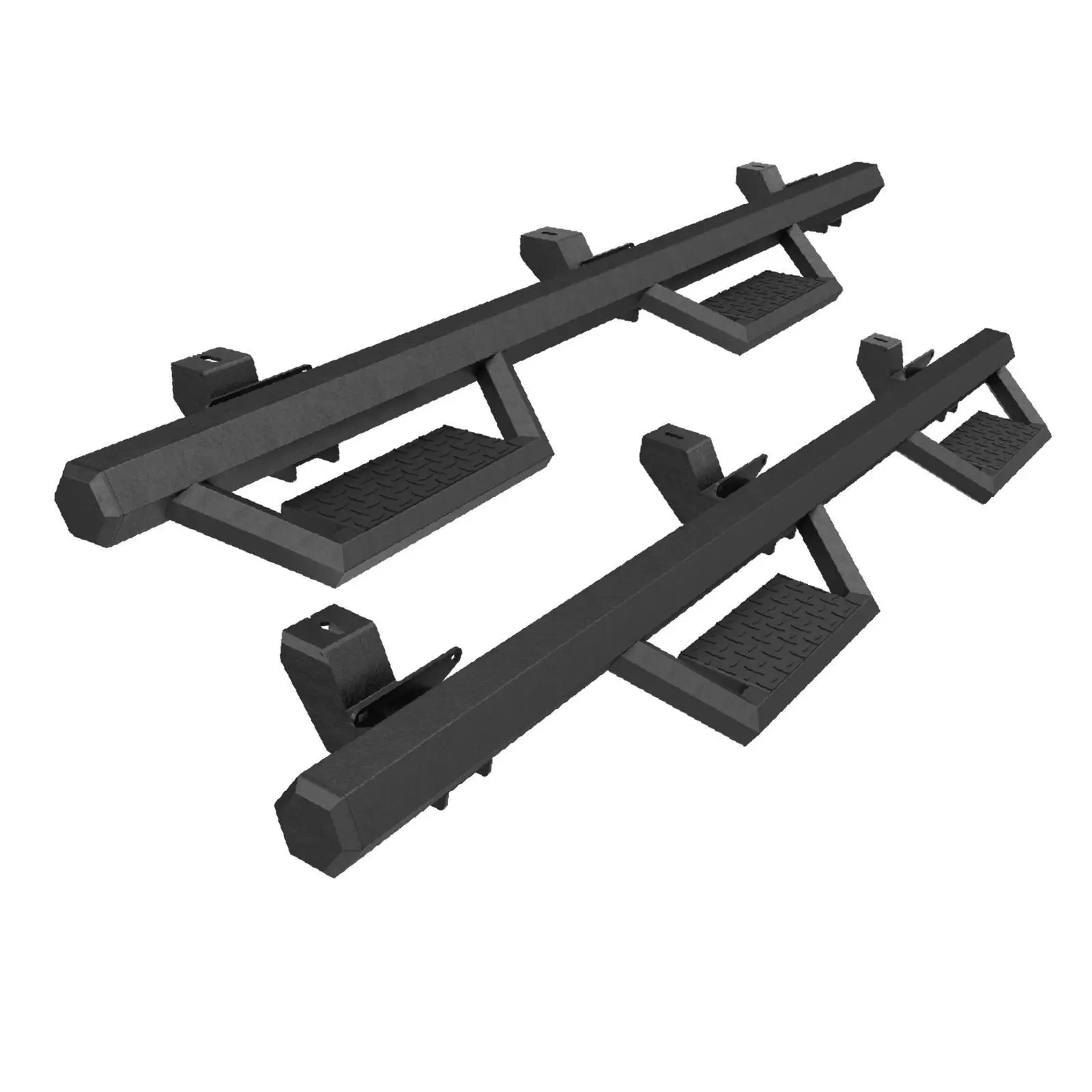 

Два противоскользящих боковых подножки из черной углеродистой стали, совместимые с внедорожниками и грузовиками моделей 18-25, аксессуары