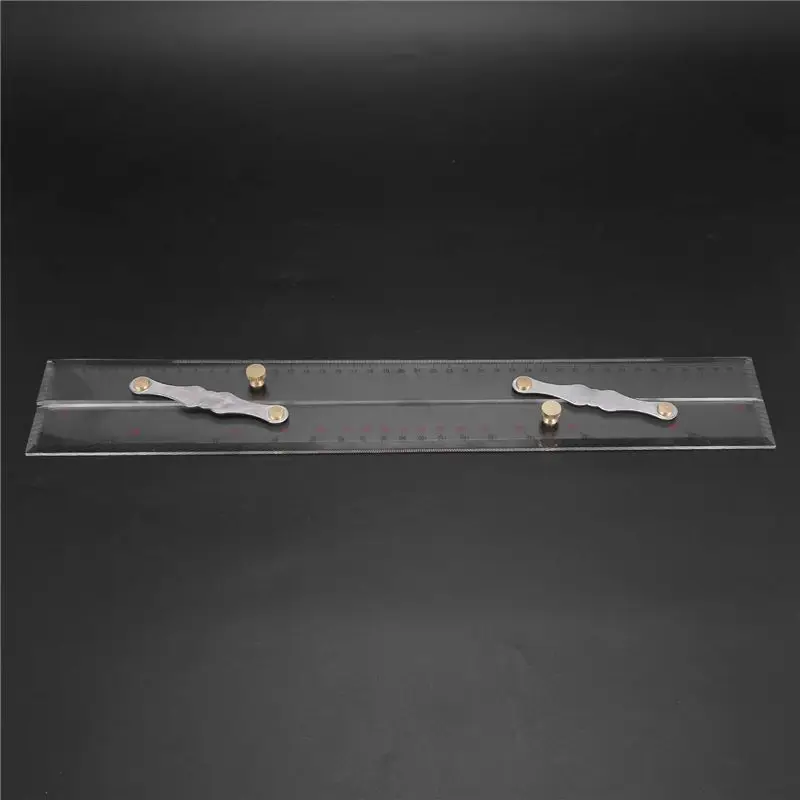 HOES-2X Marine Ruler Parallel Ruler Nautical Charts Parallel Ruler Mapping Points To Pull Parallel Ruler 450MM