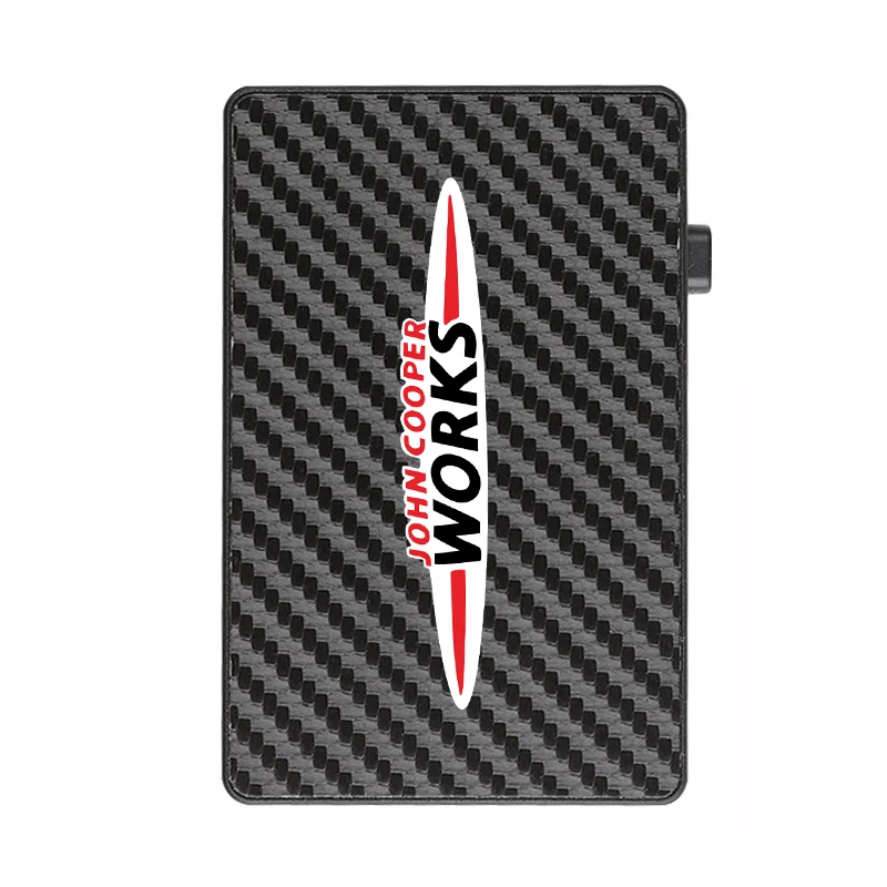 RFID Anti-theft Carbon Fiber luxury Card Holder Bank Credit Smart Pop Up Wallet For MINI Coopers JCW R55 R61 F54 F55 F56 F57 F60