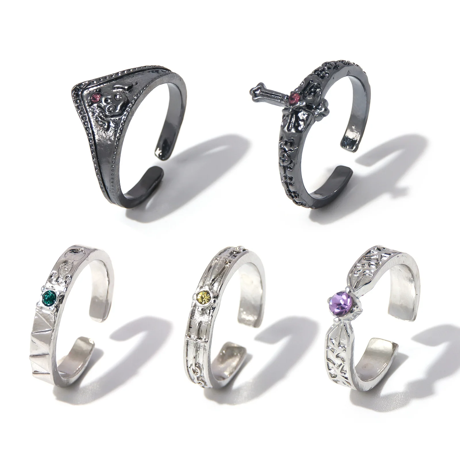 Brdwn HUNTER Feitan Poutoo Chrollo Lucilfer Kurapika GON FREECSS Killua Zoldyck Cosplay Rings
