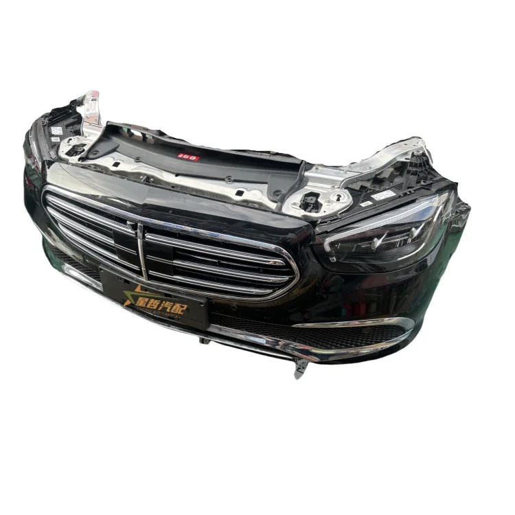 -E-Class 213 W238 Car Fenders Plastic Front Bumper Headlight Combination and Radiator Fitting