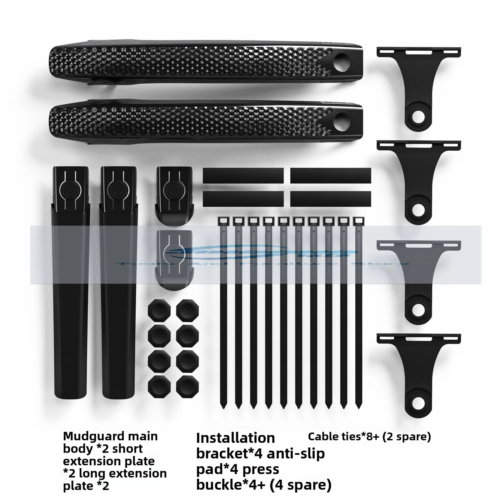 

Road Bike Fenders Gravel Bicycle Quick-release Extended Gear Rain Plate Can Be Adjusted By 700C