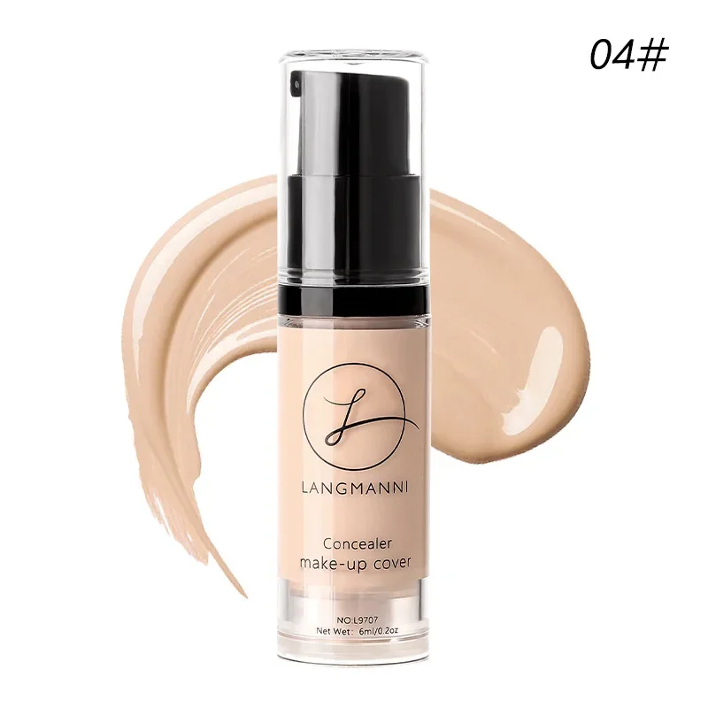 4 farben Volle Abdeckung Concealer Gesicht Helle Foundation Creme Anhaltende Concealer Wasserdicht Bleaching Make-Up TSLM1