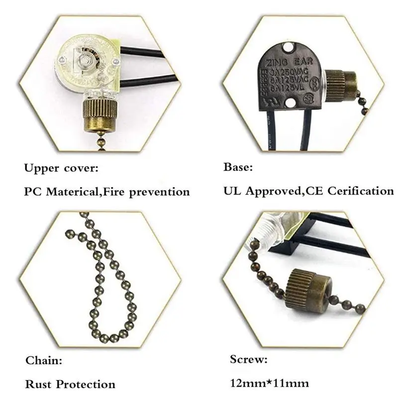 Abzt Ceiling Fan Li…