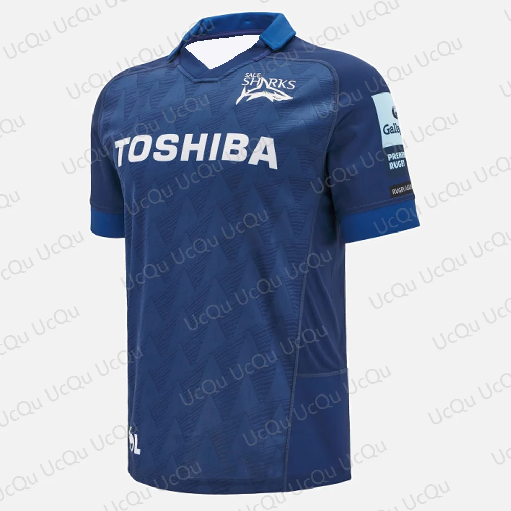 

2024/25 New Arriavl England Sale Sharks Rugby Home/Away Short Sleeve Suit For Adult/Kids Soccer Jersey