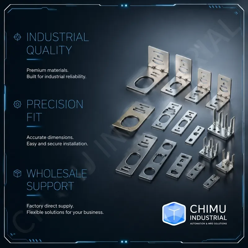 【CHIMU INDUSTRIAL】 Mounting Bracket for M8 M12 M18 M30 Proximity Sensor Square Photoelectric Switch